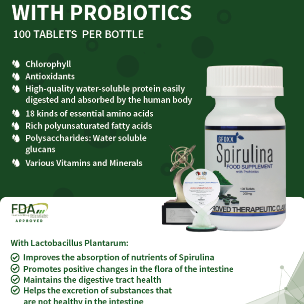 Spirulina with Probiotics